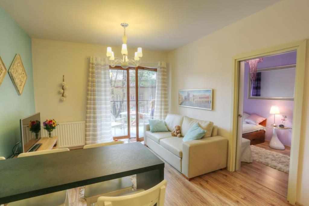 Ekskluzywny Apartament W Centrum Z Balkonem I Parkingiem 克拉科夫 外观 照片