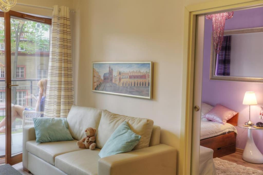 Ekskluzywny Apartament W Centrum Z Balkonem I Parkingiem 克拉科夫 外观 照片